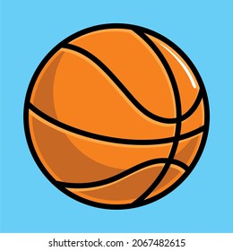 Basketball Ball Illustrations Isolated Vector