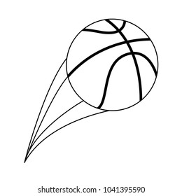 Basketball ball isolated