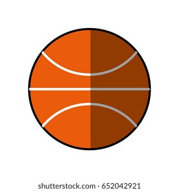 Basketball ball isolated