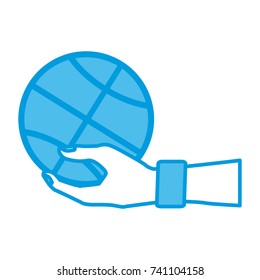 Basketball ball isolated