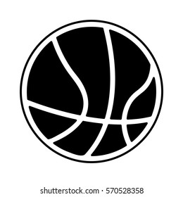 basketball ball isolated icon vector illustration design