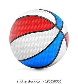 Basketball ball. Isolated vector illustration