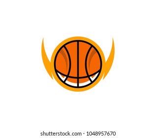 Basketball ball logo
