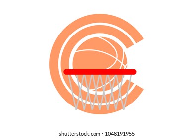 Basketball, ball, logo, sprot, vector, basket