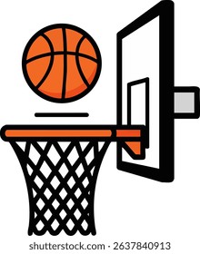 Basketball Ball Scoring Hoop Net Game Sport