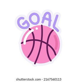 basketball ball sport goal icon