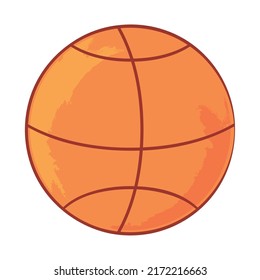 basketball ball sport icon isolated