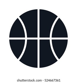 basketball ball sport icon vector illustration graphic design