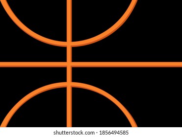 Basketball ball texture background, vector illustration