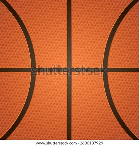Basketball ball texture for sport background. Basketball pattern. Vector illustration