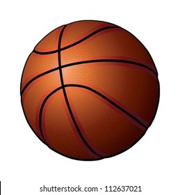 Basketball, ball, vector