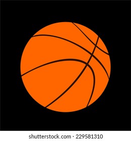 Basketball ball vector