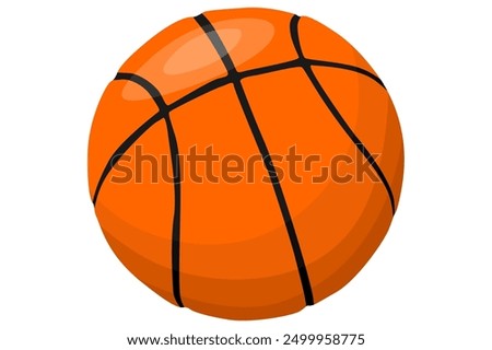 A Basketball Ball Vector for Decoration