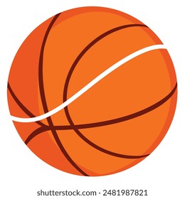 diseño de Vector de baloncesto, ilustración de baloncesto ahogado a mano