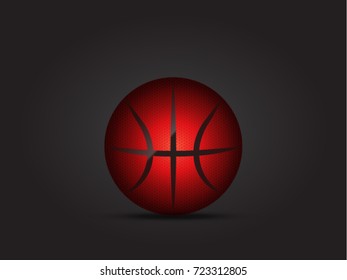 basketball ball vector drawing