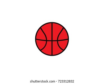 basketball ball vector drawing