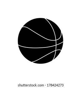 basketball ball - vector icon