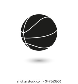 Basketball ball - vector icon