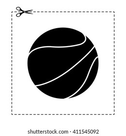 basketball ball vector icon
