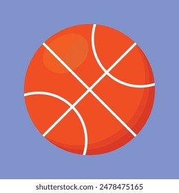 Basketball Ball vector icon. Basketball illustration. Basketball sports ball icon vector.