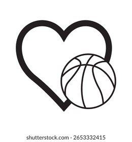 Conjunto de ícones de vetor de bola de basquete. Vetor de silhueta isolado da bola de basquete. ilustração do vetor do basquete.