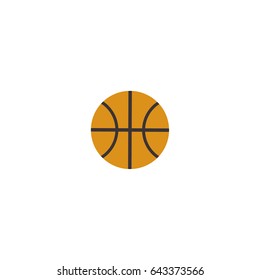 Basketball ball. Vector illustration