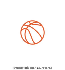 Basketball ball vector symbol