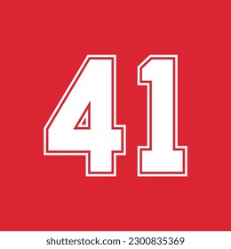Basketball and Baseball Sport Numbers