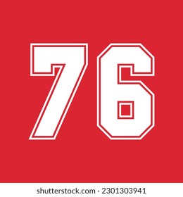 Basketball and Baseball Sport Numbers