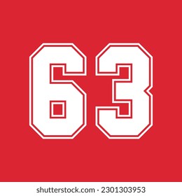 Basketball and Baseball Sport Numbers