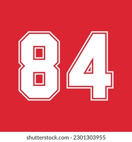 Basketball and Baseball Sport Numbers