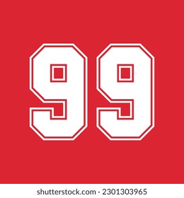 Basketball and Baseball Sport Numbers