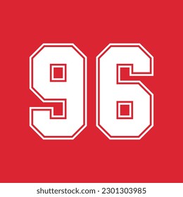 Basketball and Baseball Sport Numbers
