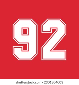 Basketball and Baseball Sport Numbers