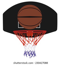 Basketball basket, basketball hoop, basketball and hoop, basketball net