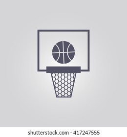 basketball basket icon