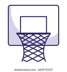 basketball basket isolated icon