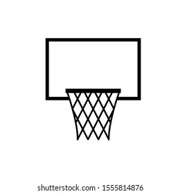 basketball -  black vector icon