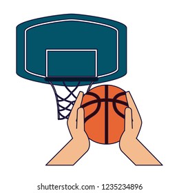 Basketball and board