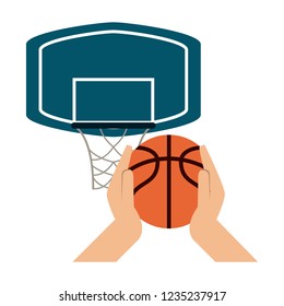 Basketball and board