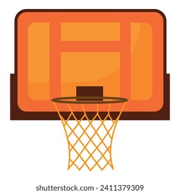 Basketball board icon cartoon vector. Court player game. Center play