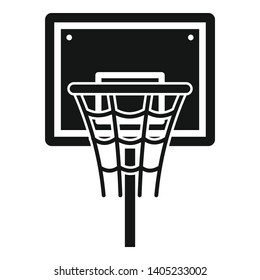 Basketball Board Icon Simple Illustration Basketball Stock Vector ...