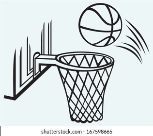 Basketball Hoop Drawing Images, Stock Photos & Vectors | Shutterstock
