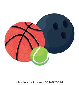 basketball bowling tennis ball sport