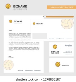 Basketball  Business Letterhead, Envelope and visiting Card Design vector template