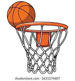 basketball cartoon logo sports design isolated vector illustration on white background