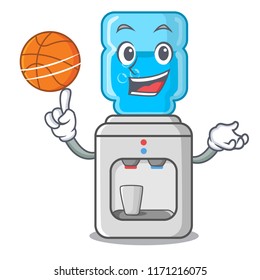 With basketball cartoon water cooler for office and home