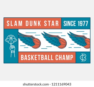 basketball champ is a vector illustration about sport