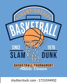 basketball champion. boys graphic tees vector design