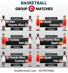 Basketball Championship - All Matches from group C